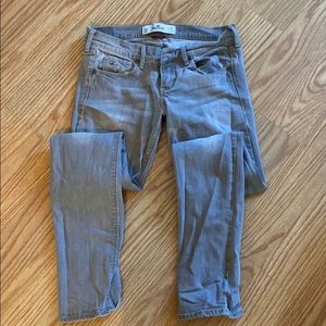 Hollister skinny jeans gray